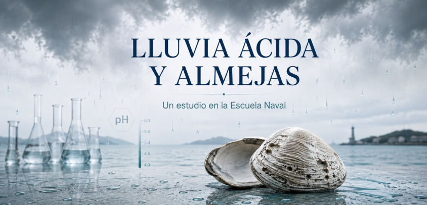 Lluvia ácida y almejas: Un estudio en la Escuela Naval