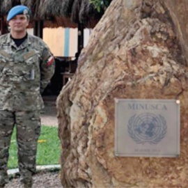 Oficial de la Armada se Integra a la Misión de Paz en República Centroafricana
