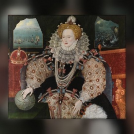 A Queen of England, a Queen of Chile and the Armada Portrait