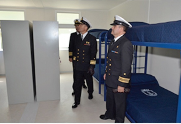 Inauguran nuevas dependencias que recibirán a las primeras mujeres del Servicio Militar en la Armada