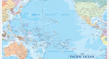 Océano Pacífico, un hemisferio de agua