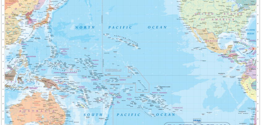 Océano Pacífico, un hemisferio de agua