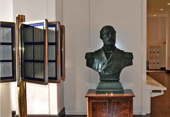 The story behind Prat’s bust, donated to the Japanese Maritime Self-Defense Force