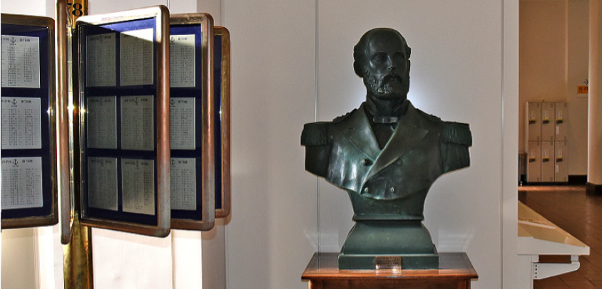 The story behind Prat’s bust, donated to the Japanese Maritime Self-Defense Force